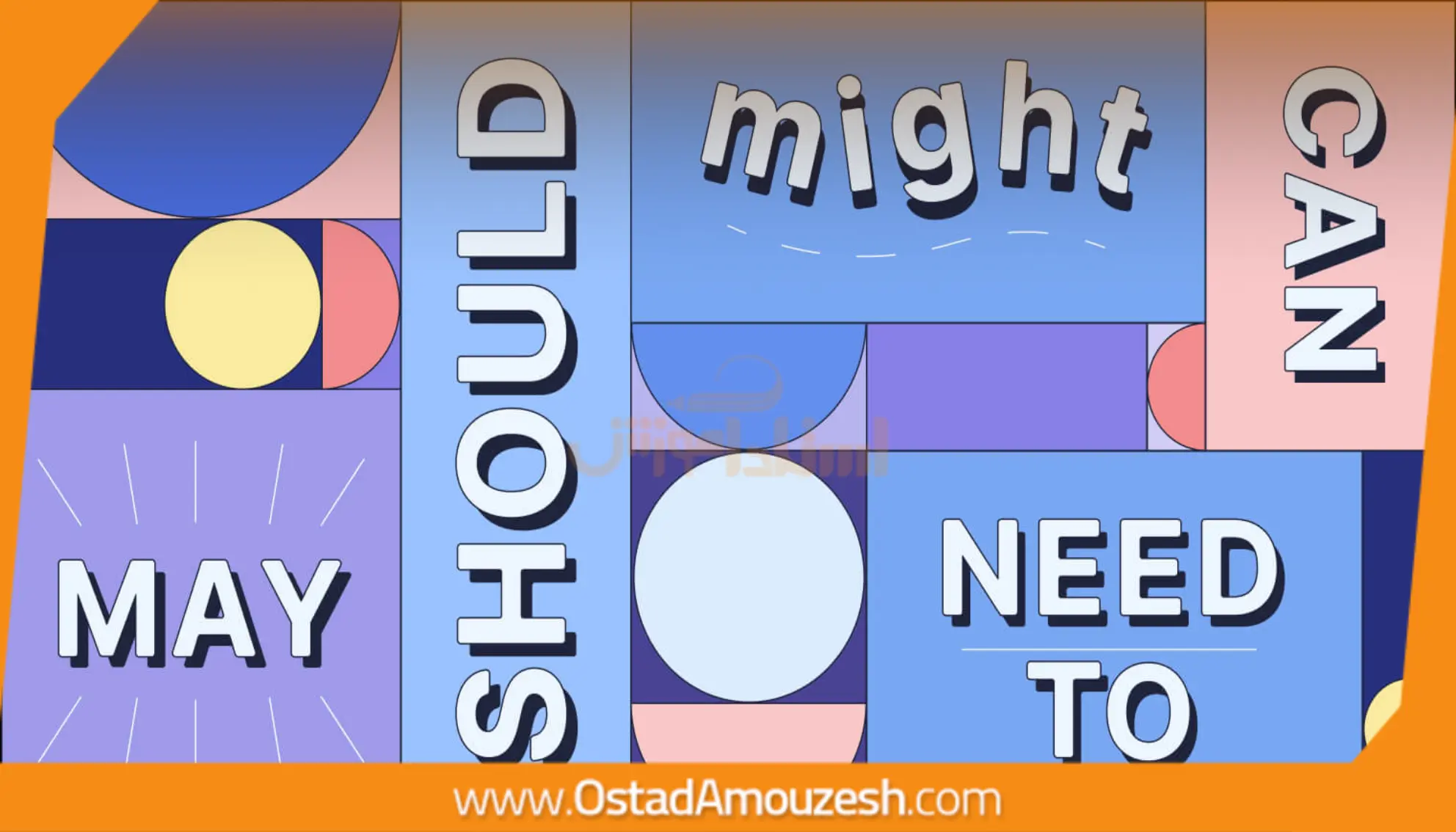 اشتباهات در افعال کمکی و مدالها: Can, Could, May