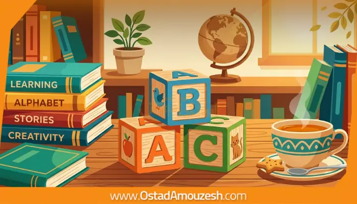 یادگیری صدای حروف انگلیسی و آواشناسی