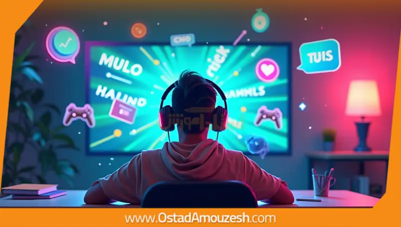 یادگیری زبان انگلیسی با بازی‌های ویدیویی