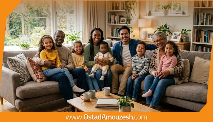 نسبتهای خانوادگی به انگلیسی: اصطلاحات و کالوکیشنهای خانواده در انگلیسی